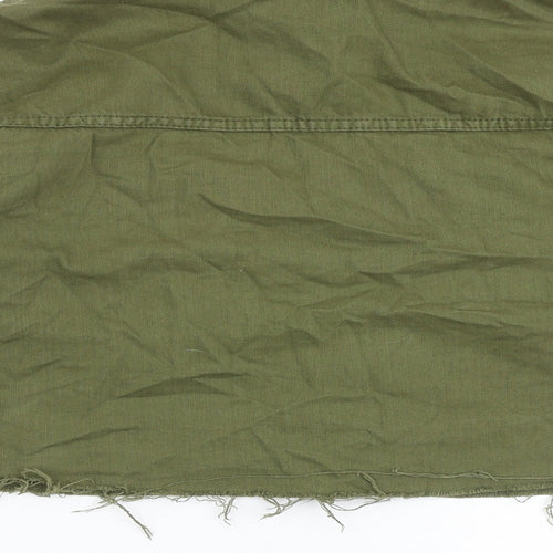 Topshop Womens Green Jacket Size S Button