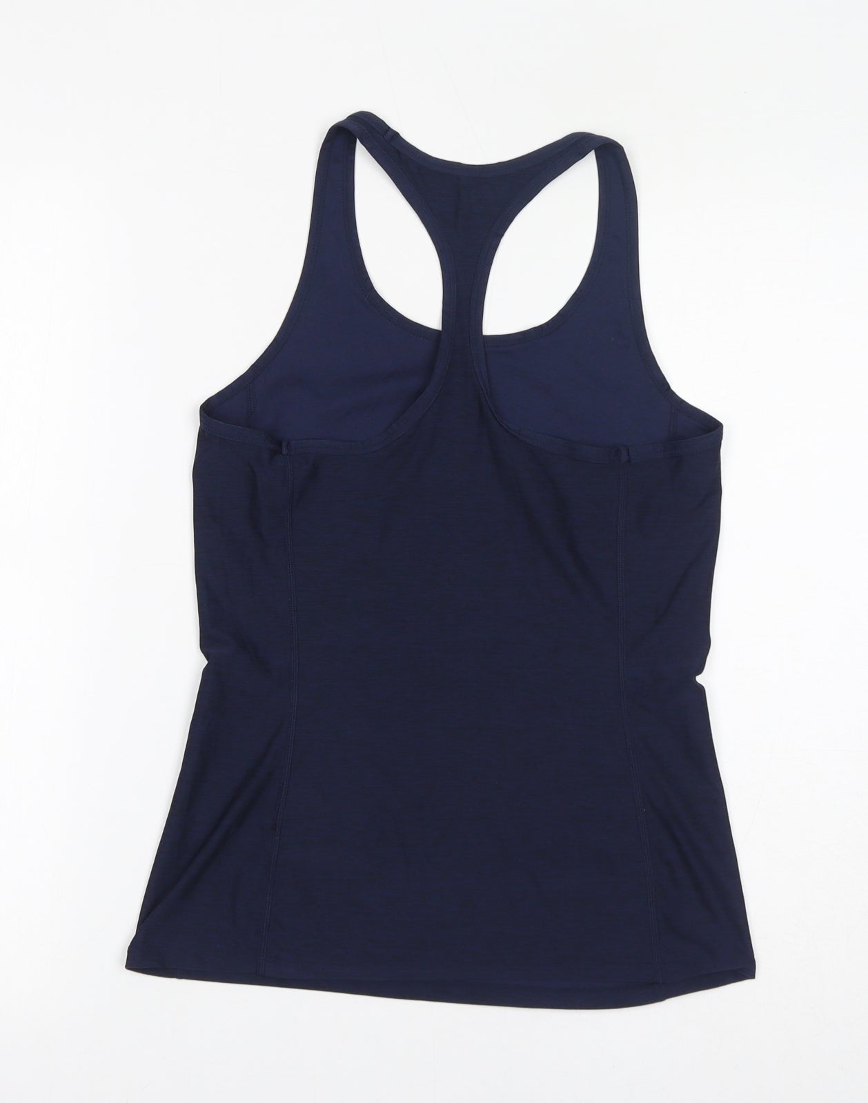 H&M Womens Blue Polyester Basic Tank Size S Scoop Neck Pullover