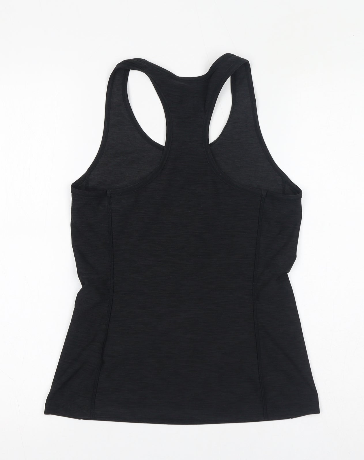 H&M Womens Black Polyester Basic Tank Size S Scoop Neck Pullover