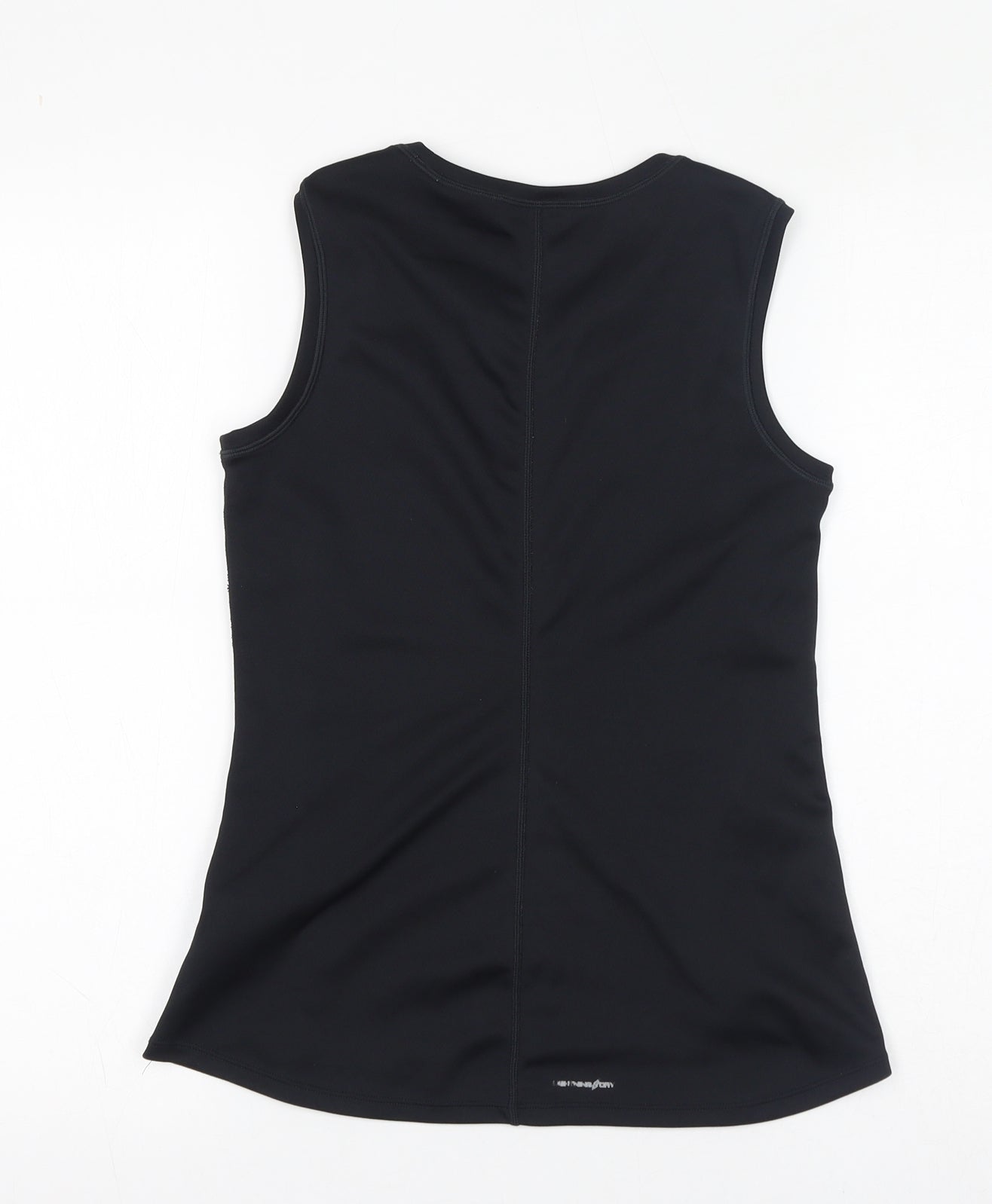 New Balance Womens Black Polyester Basic Tank Size XS Round Neck Pullover