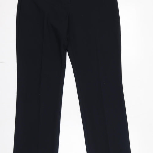 Principles Womens Blue Polyester Dress Pants Trousers Size 12 L32 in Regular Zip