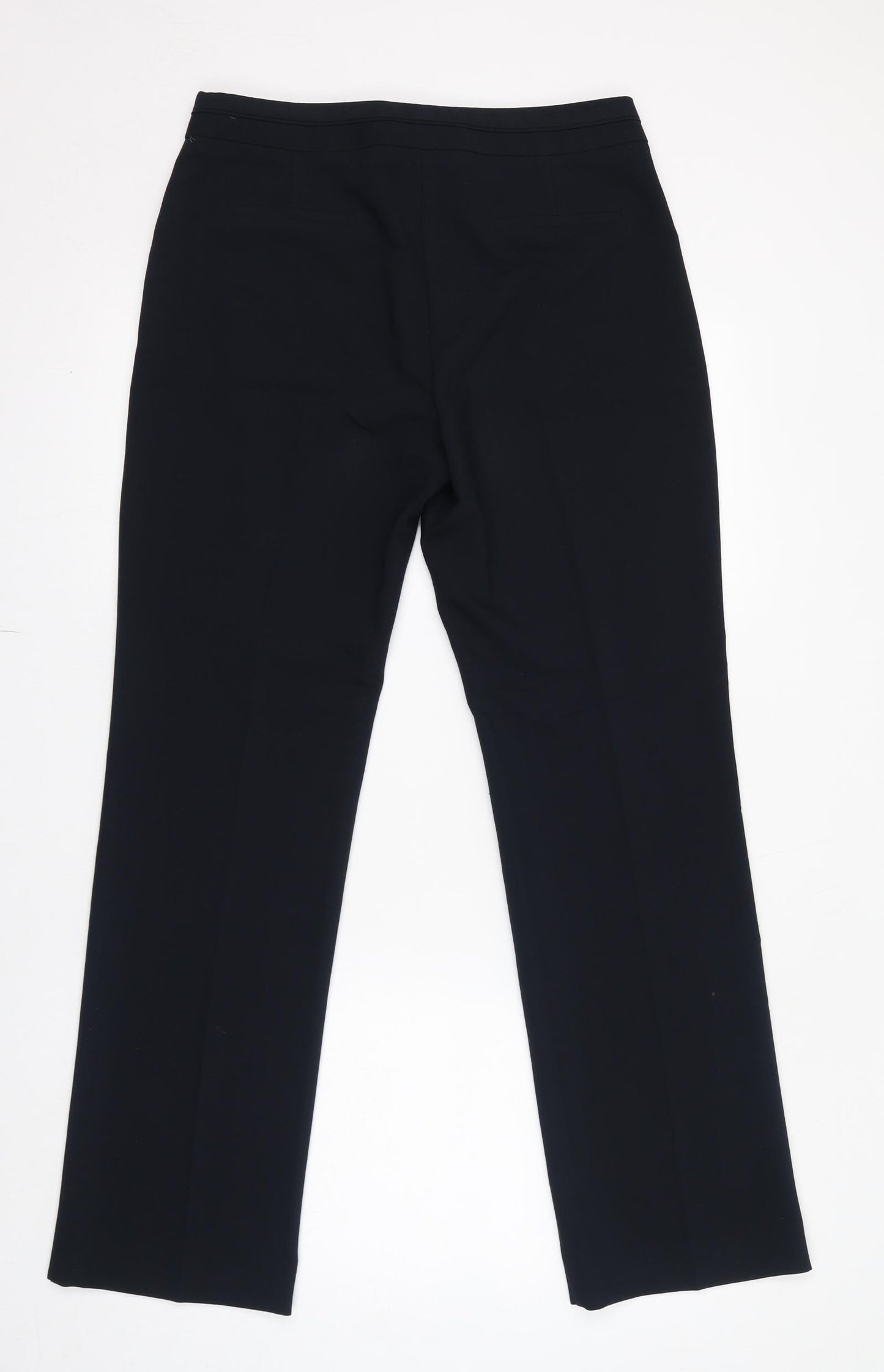 Principles Womens Blue Polyester Dress Pants Trousers Size 12 L32 in Regular Zip