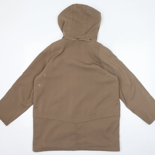 EWM Womens Beige Jacket Size 14 Zip