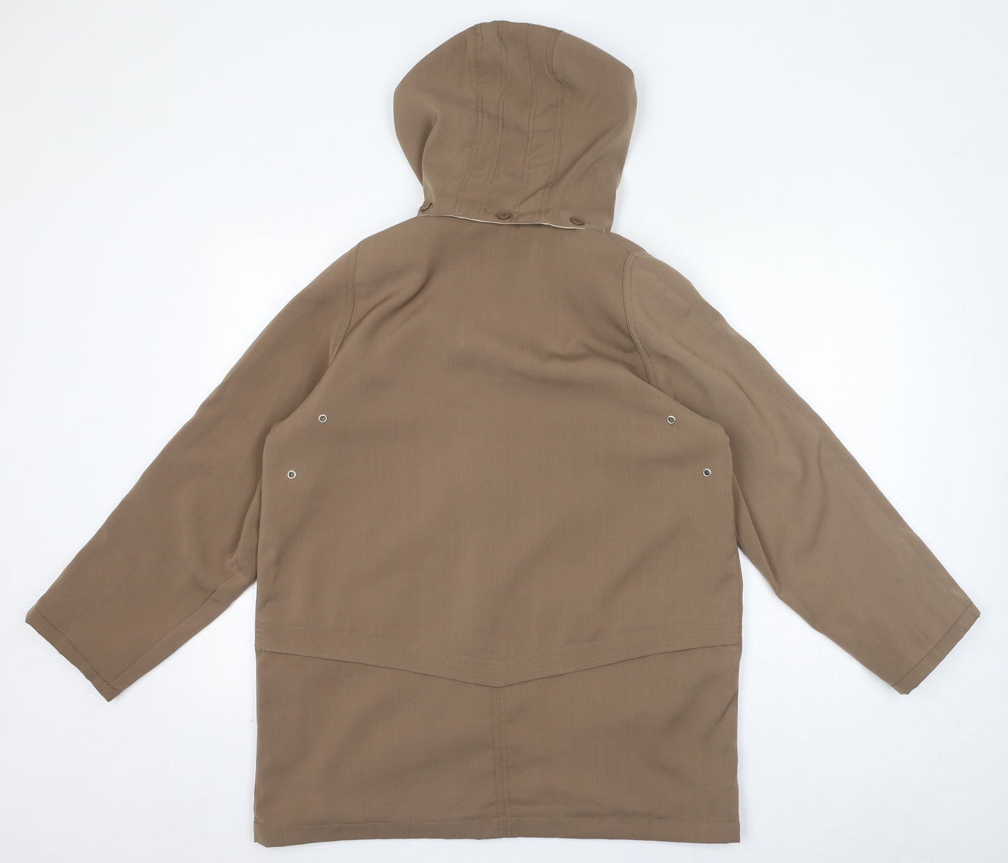 EWM Womens Beige Jacket Size 14 Zip