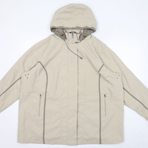 BM Womens Ivory Jacket Size XL Zip