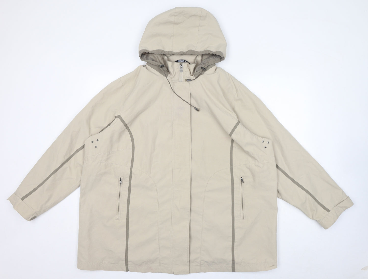 BM Womens Ivory Jacket Size XL Zip