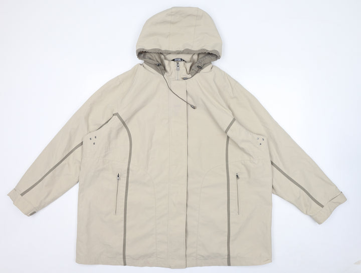 BM Womens Ivory Jacket Size XL Zip