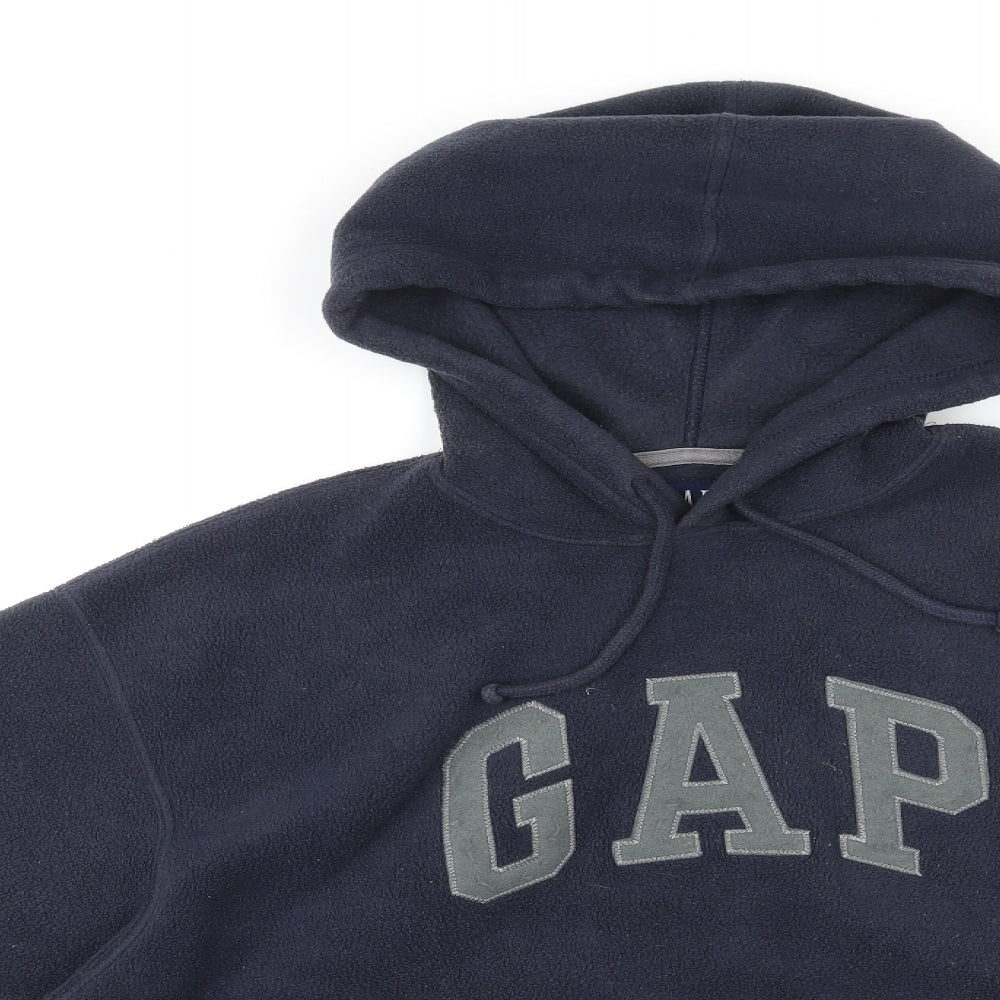Gap Mens Blue Polyester Pullover Hoodie Size S