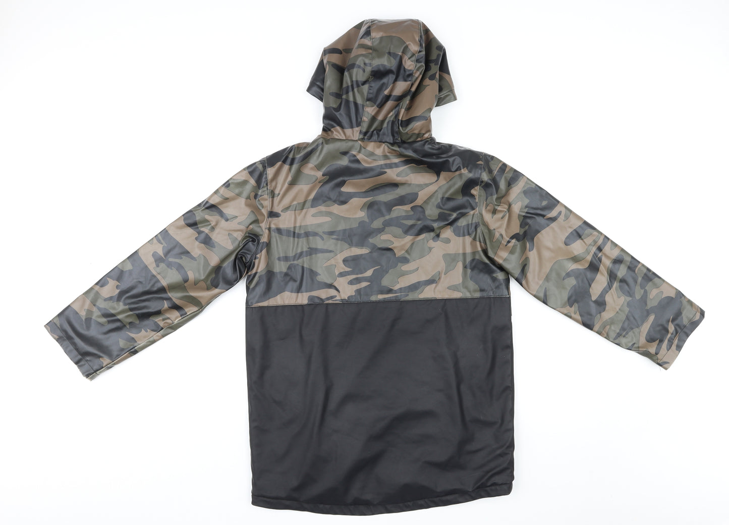 Firetrap Boys Multicoloured Camouflage Basic Coat Coat Size 13 Years Zip