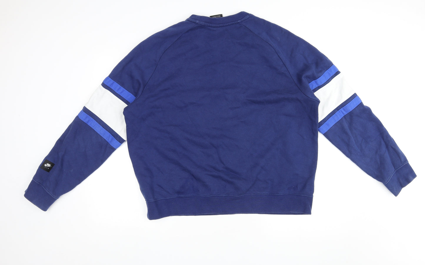 Nike Mens Multicoloured Cotton Pullover Sweatshirt Size L