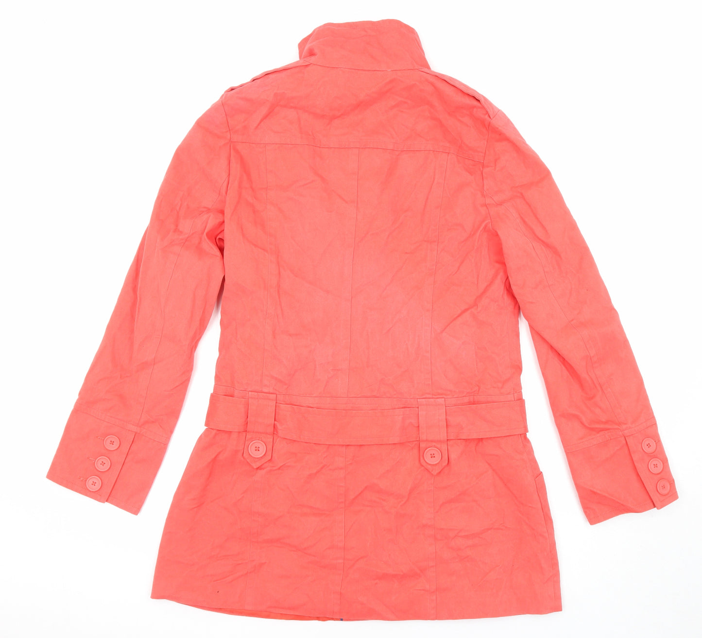 New Look Womens Pink Jacket Size 14 Button