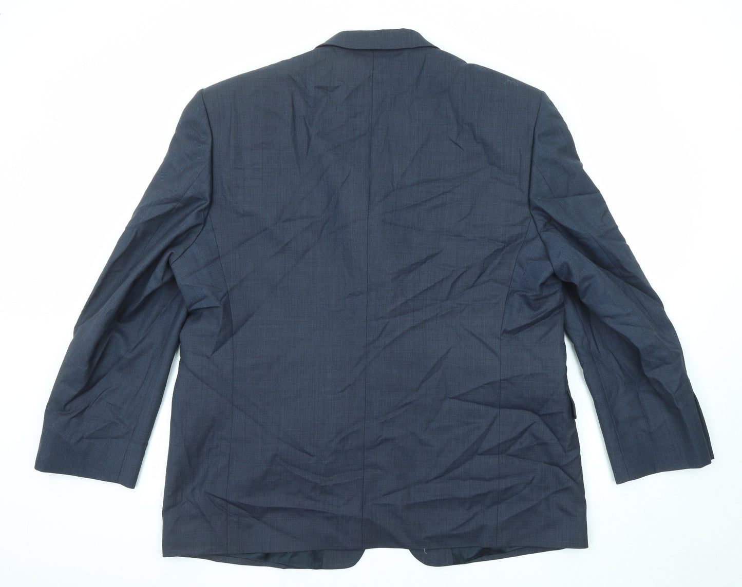 Nino Bertini Mens Blue Wool Jacket Suit Jacket Size 46 Regular