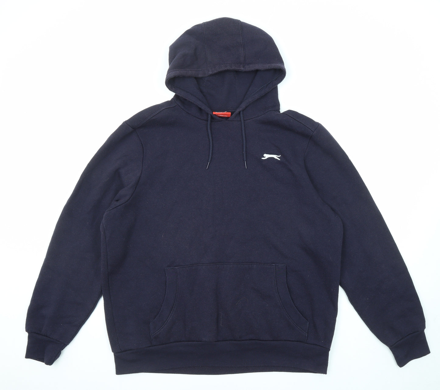 Slazenger Mens Blue Polyester Pullover Hoodie Size L