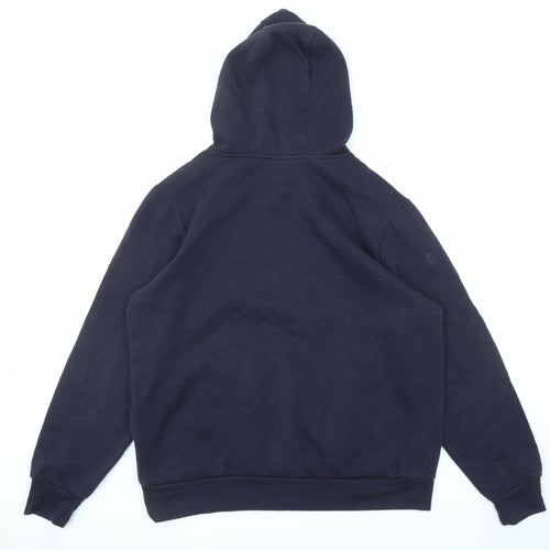 Slazenger Mens Blue Polyester Pullover Hoodie Size L