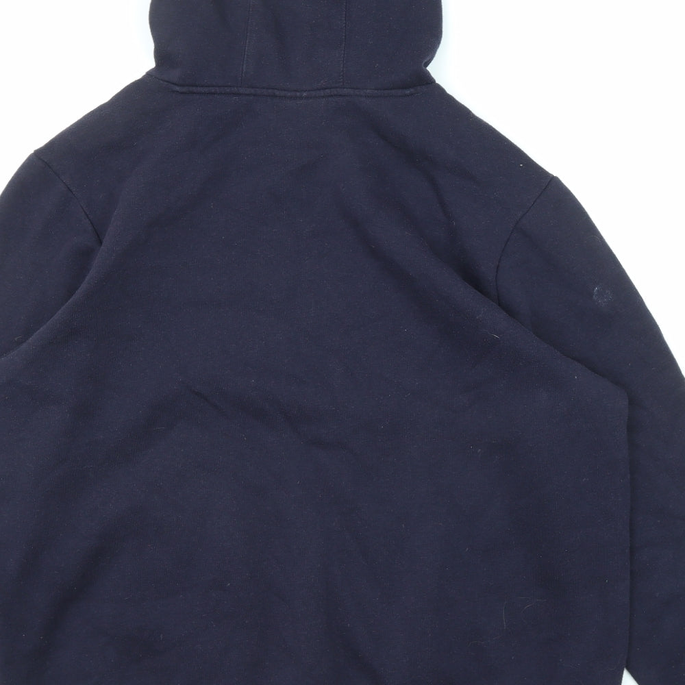 Slazenger Mens Blue Polyester Pullover Hoodie Size L
