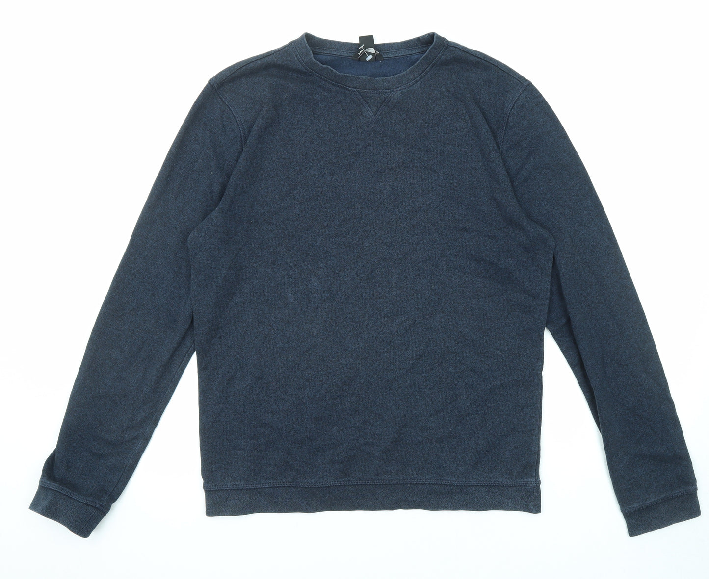 H&M Mens Blue Cotton Pullover Sweatshirt Size M