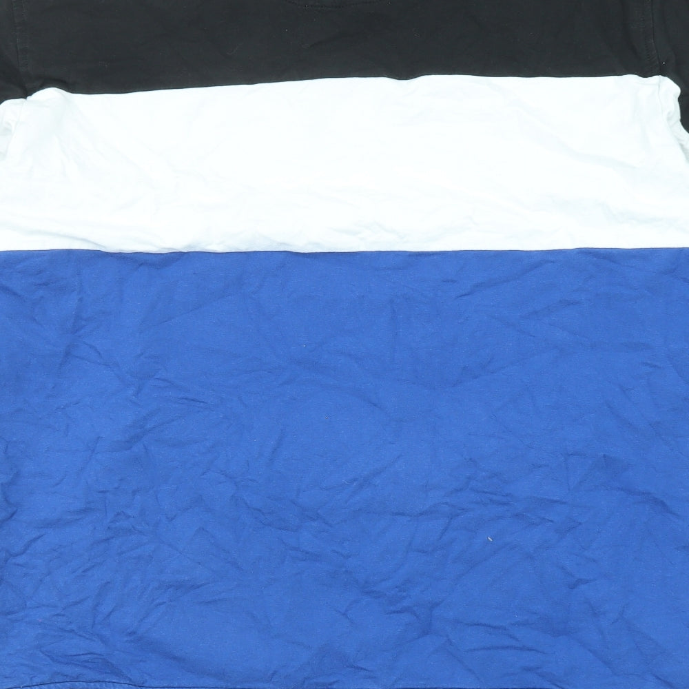 DKNY Jeans Mens Multicoloured Cotton Pullover Sweatshirt Size M