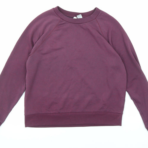 Divided by H&M Womens Purple Polyester Pullover Sweatshirt Size M Pullover