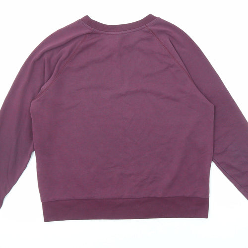 Divided by H&M Womens Purple Polyester Pullover Sweatshirt Size M Pullover