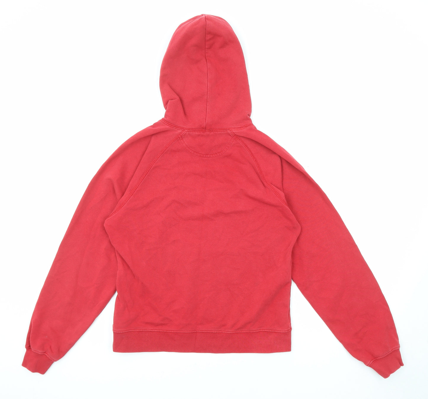 Champion Womens Red Cotton Pullover Hoodie Size S Pullover