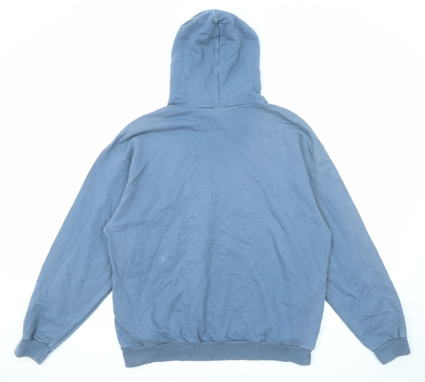 PUMA Mens Blue Cotton Pullover Hoodie Size L - Derby County