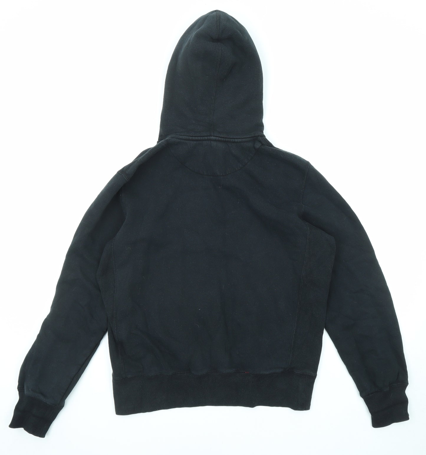 Nike Mens Black Cotton Pullover Hoodie Size M