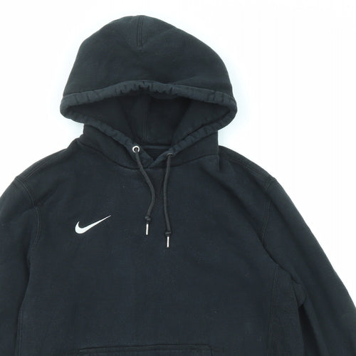 Nike Mens Black Cotton Pullover Hoodie Size M