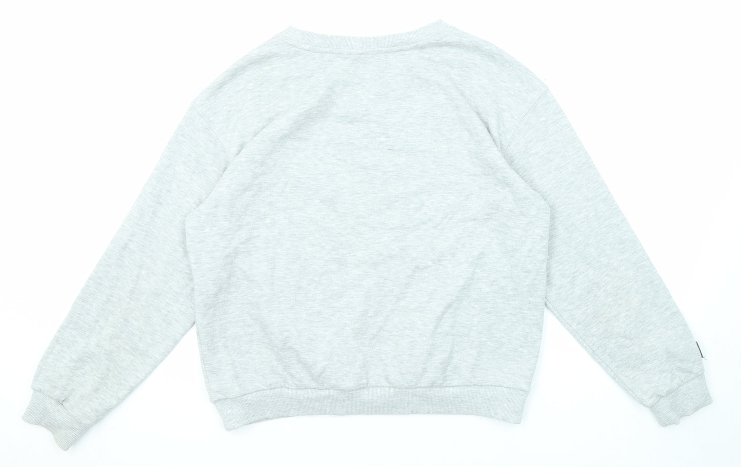 Lonsdale Womens Grey Cotton Pullover Sweatshirt Size 12 Pullover - Lonsdale London