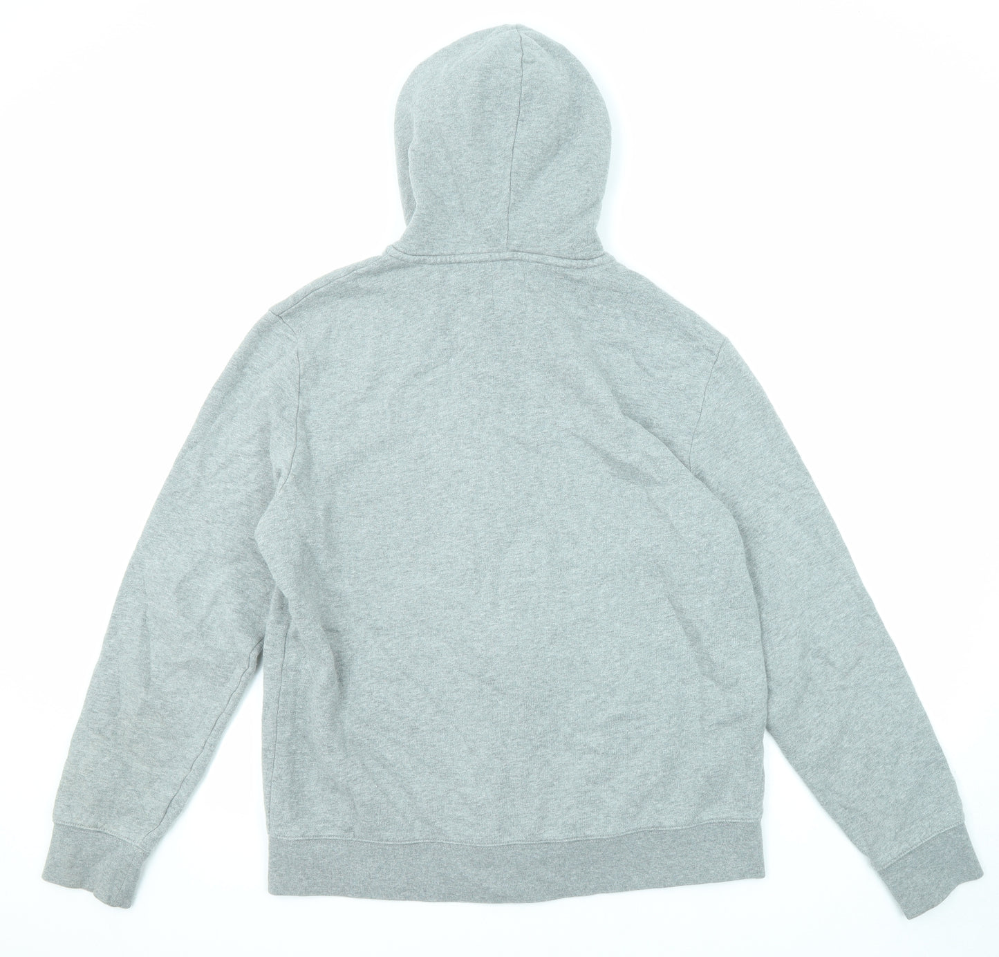 Marks and Spencer Mens Green Cotton Full Zip Hoodie Size L