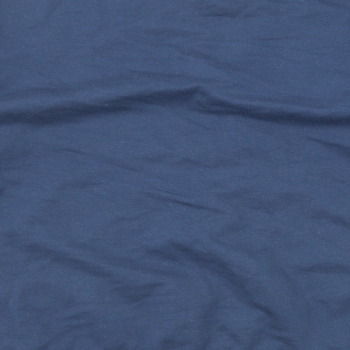 PRETTYLITTLETHING Womens Blue Cotton Pullover Sweatshirt Size S Pullover - Brooklyn