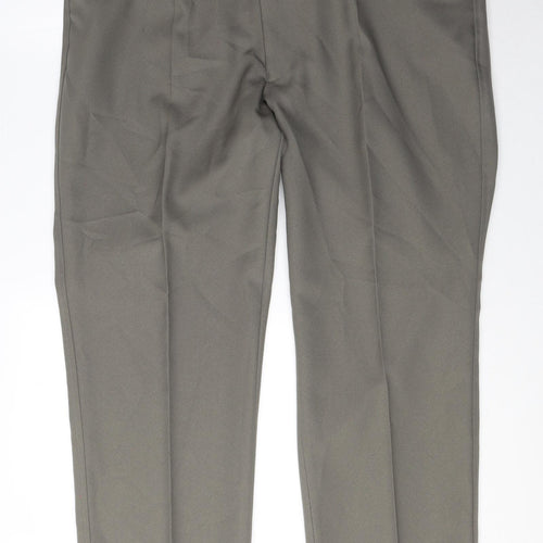 Farah Mens Grey Polyester Snow Pants Trousers Size 40 in L30 in Regular Hook & Eye