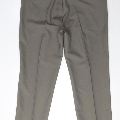 Farah Mens Grey Polyester Snow Pants Trousers Size 40 in L30 in Regular Hook & Eye