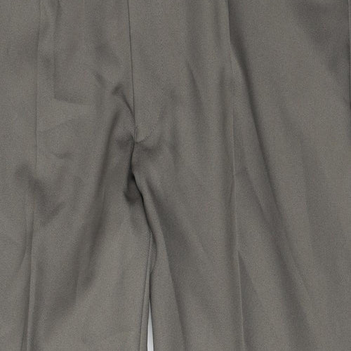 Farah Mens Grey Polyester Snow Pants Trousers Size 40 in L30 in Regular Hook & Eye