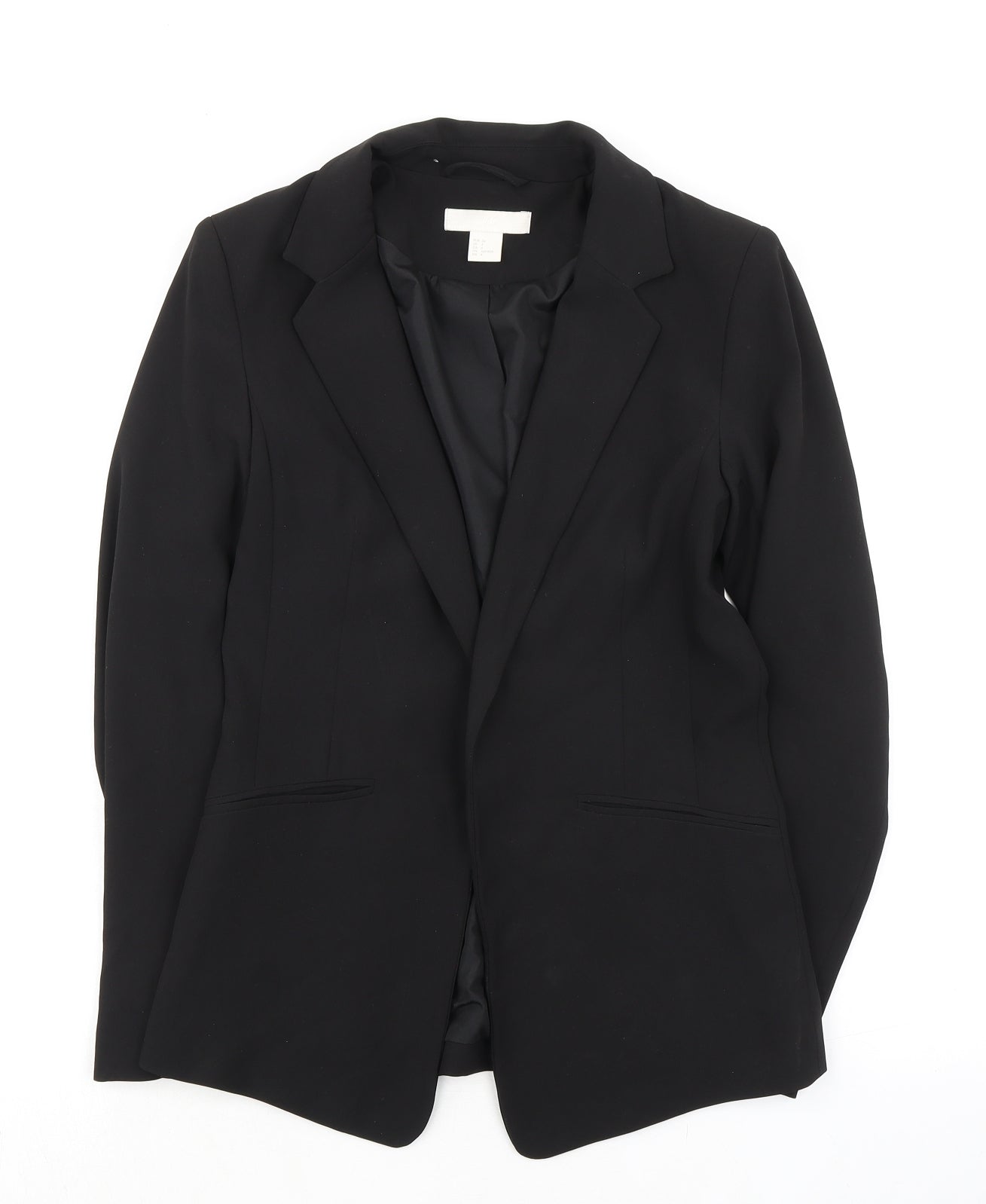 H&M Womens Black Jacket Blazer Size 6