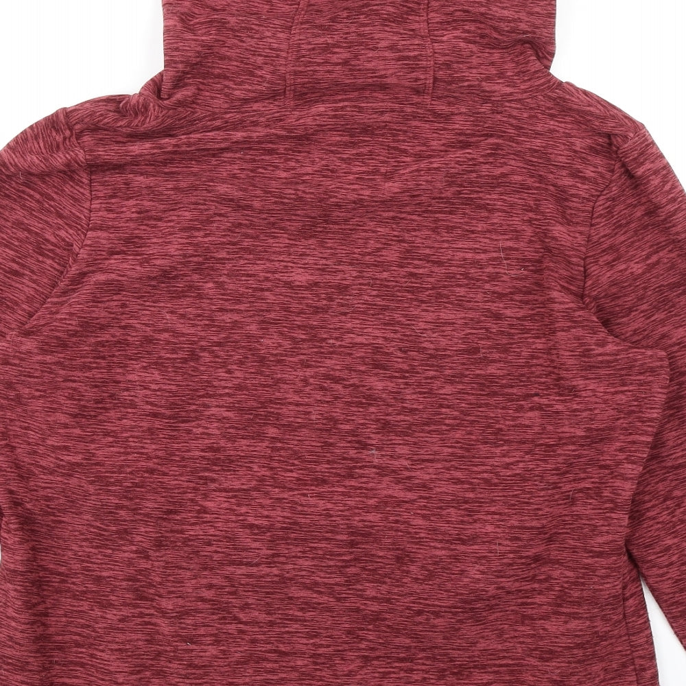 Regatta Womens Pink Polyester Pullover Hoodie Size 14 Pullover - Pockets Drawstring