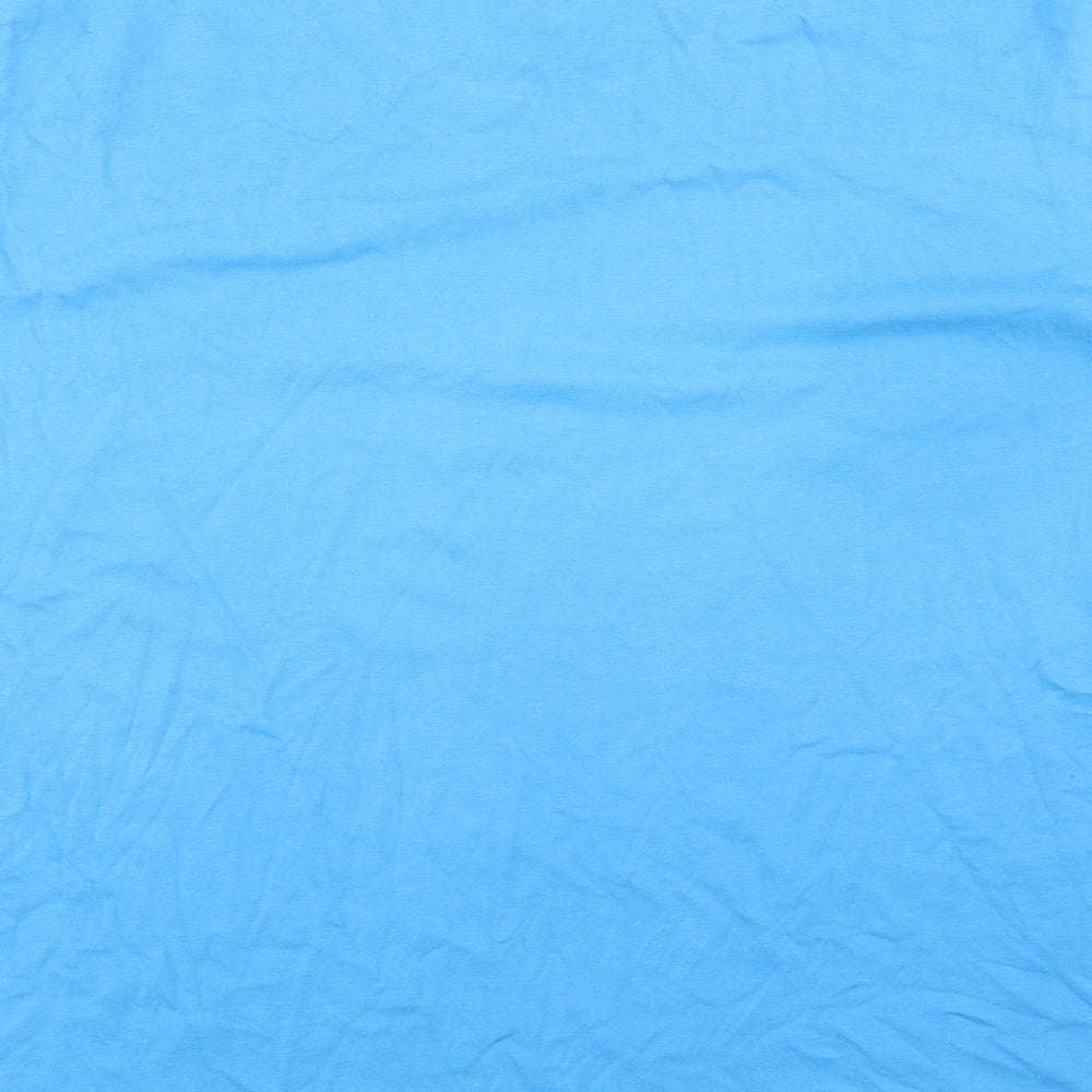 adidas Mens Blue Cotton T-Shirt Size 3XL Crew Neck