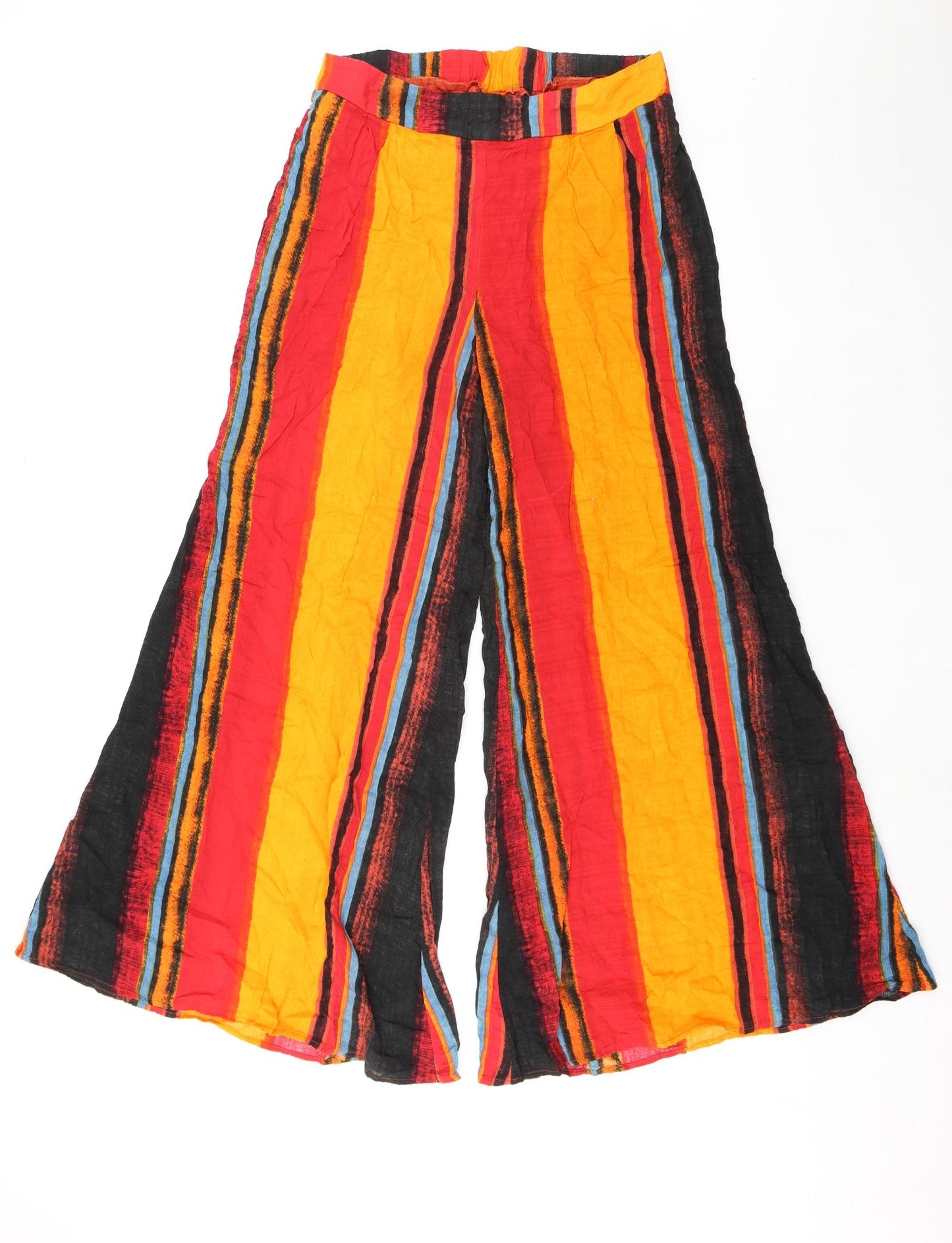 Cider Womens Multicoloured Striped Polyester Trousers Size XL L31 in Regular