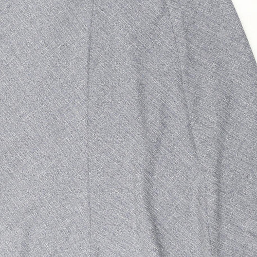 EWM Womens Grey Polyester Swing Skirt Size 16