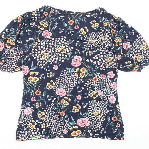 Roman Womens Multicoloured Floral Viscose Basic Blouse Size 12 Sweetheart