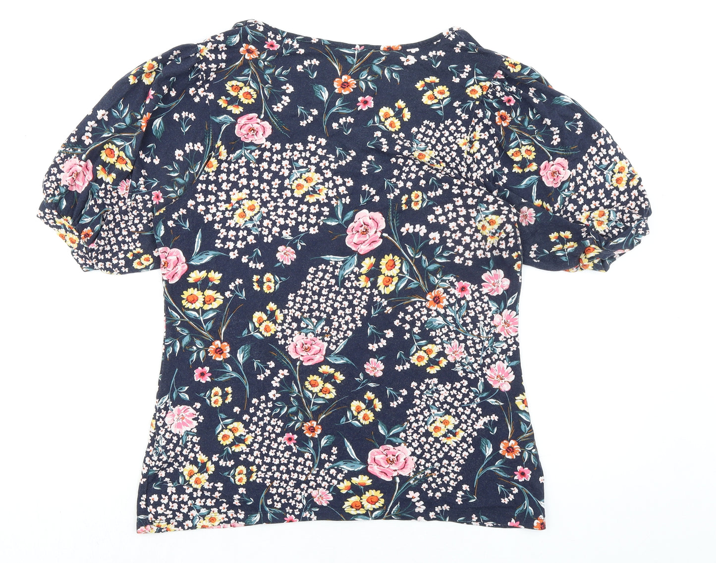 Roman Womens Multicoloured Floral Viscose Basic Blouse Size 12 Sweetheart