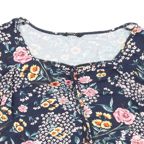 Roman Womens Multicoloured Floral Viscose Basic Blouse Size 12 Sweetheart
