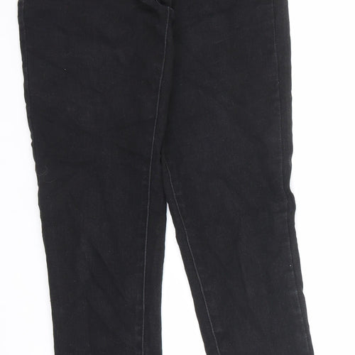 Denim & Co. Womens Black Cotton Skinny Jeans Size 8 L32 in Regular Zip