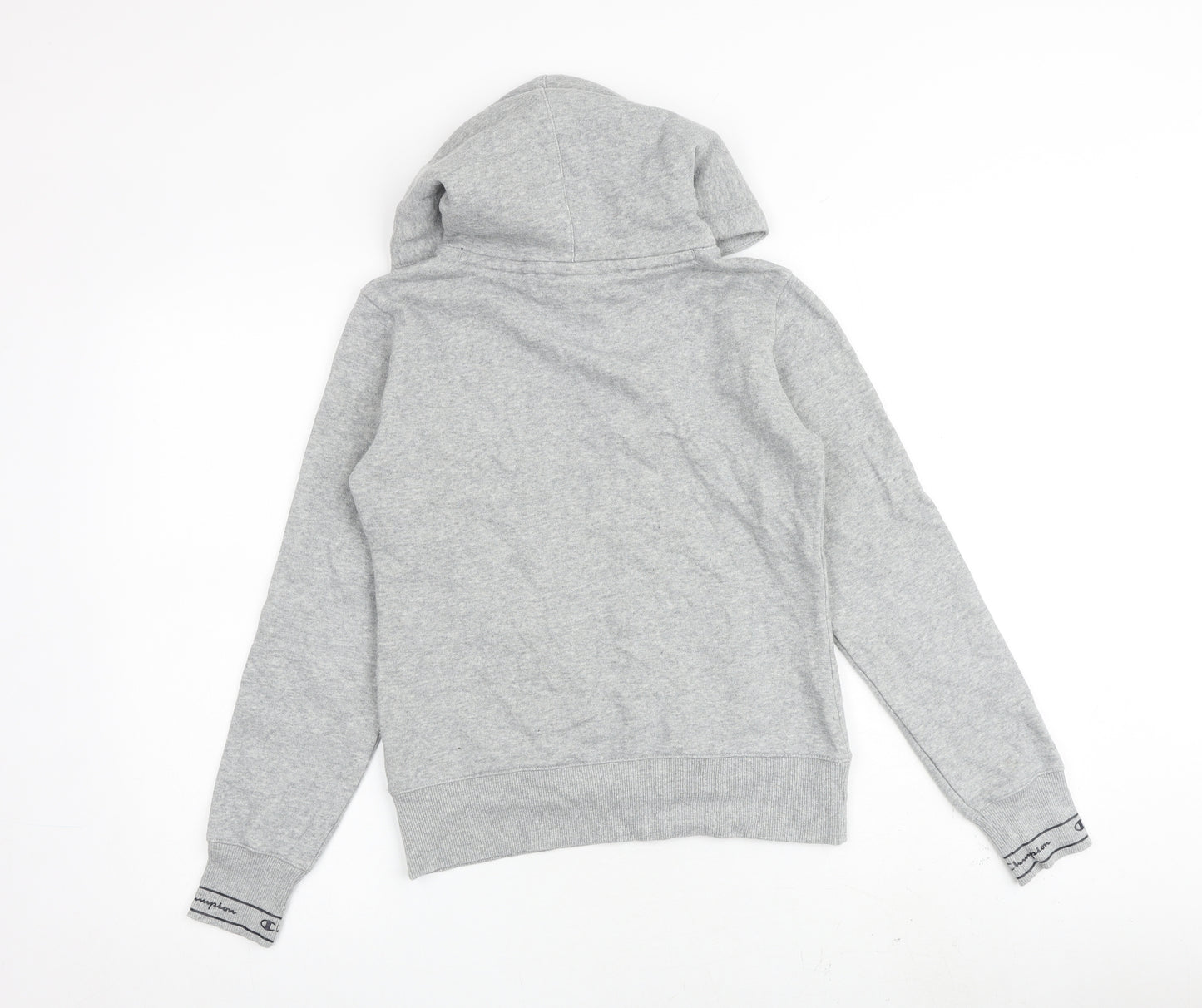 Champion Womens Grey Cotton Pullover Hoodie Size XS Pullover