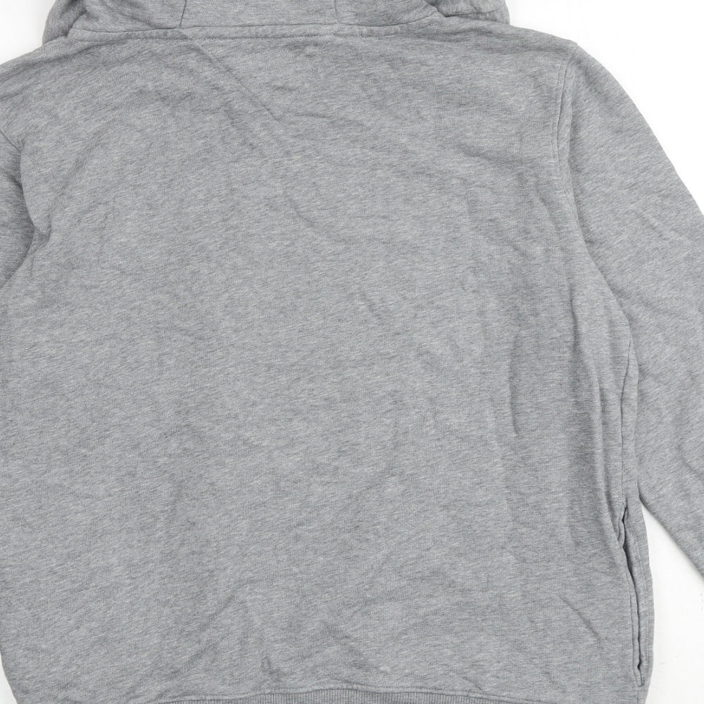 Tommy Hilfiger Boys Grey Cotton Pullover Hoodie Size 15-16 Years Pullover