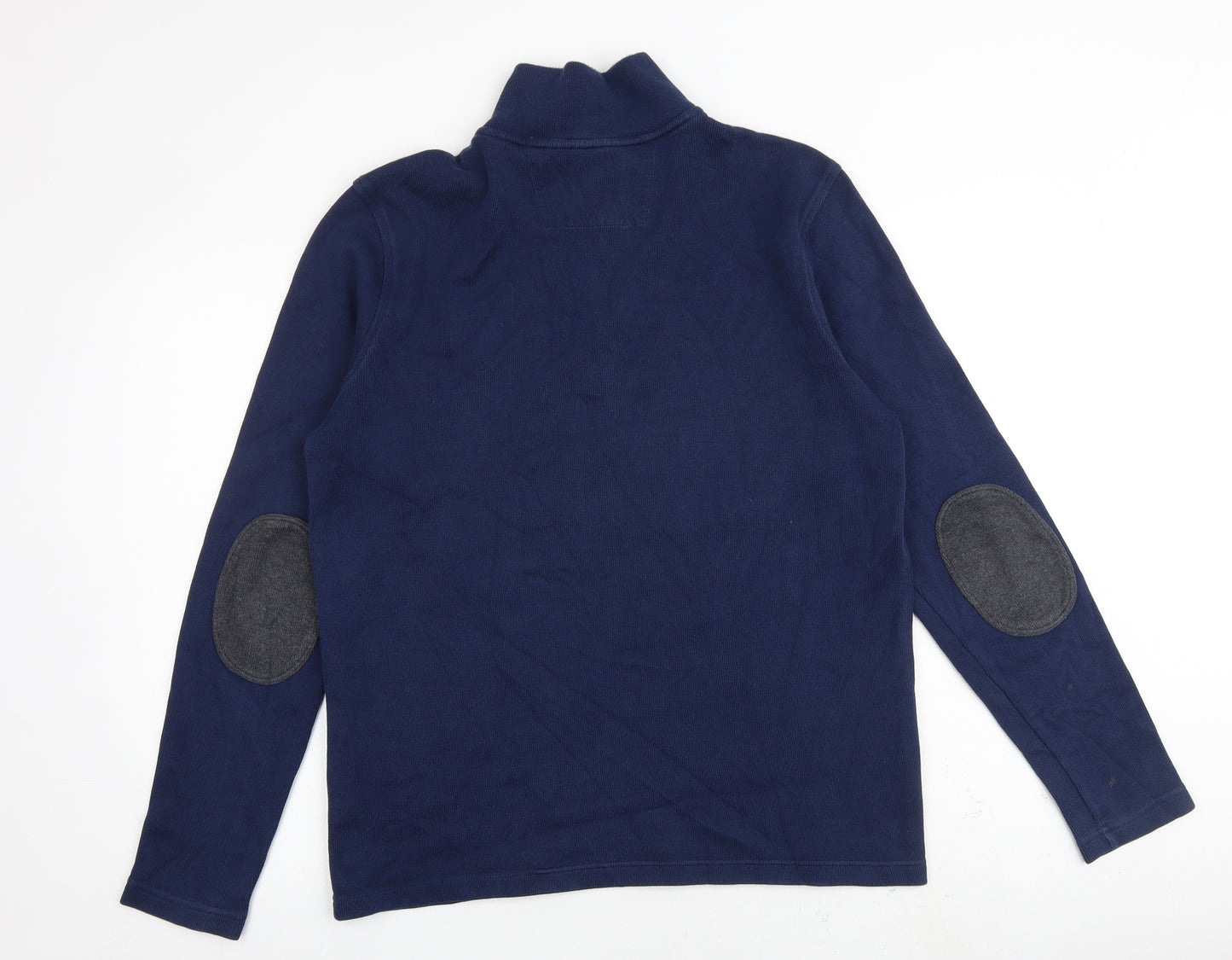 Banana Republic Mens Blue Cotton Pullover Sweatshirt Size L