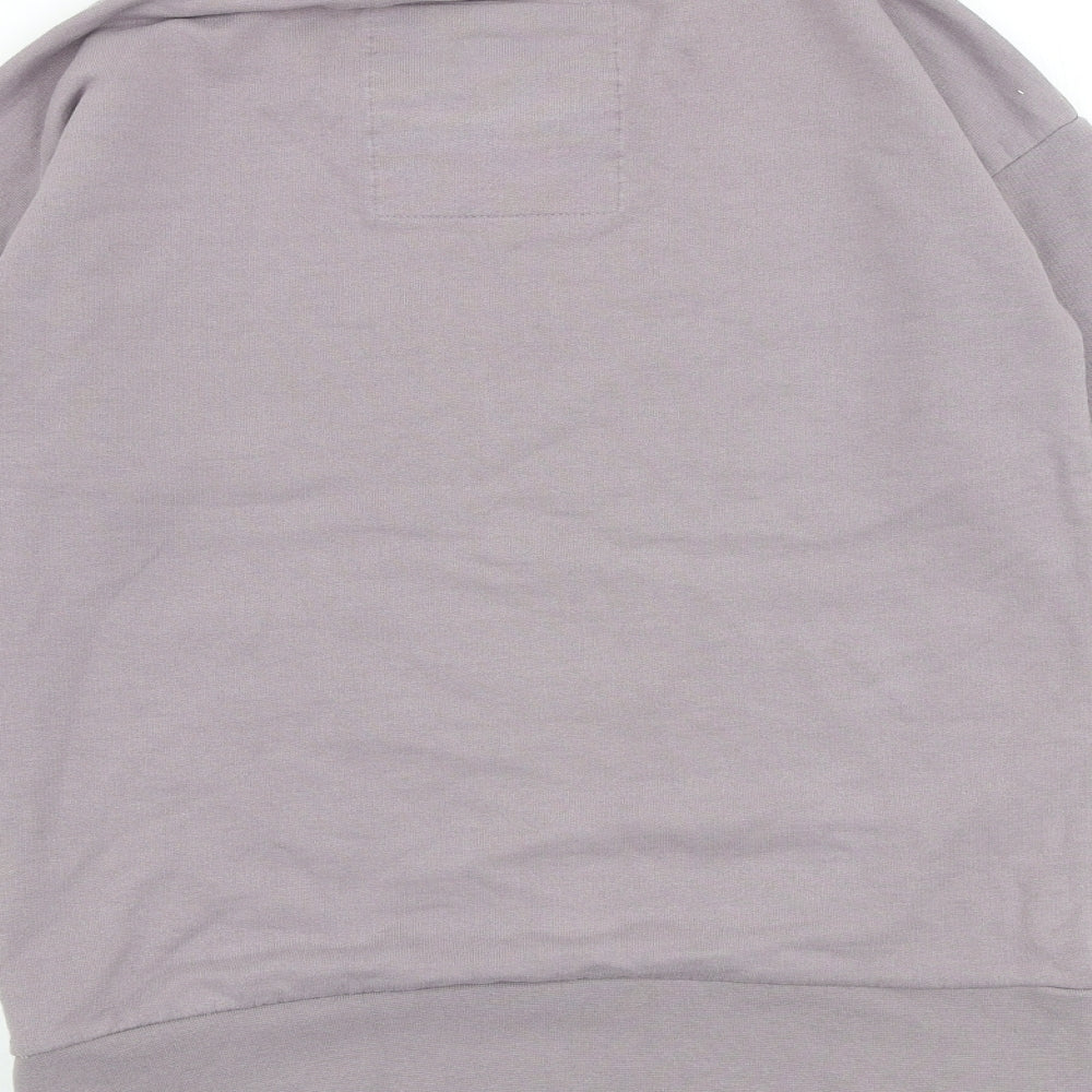 Superdry Womens Grey Cotton Pullover Sweatshirt Size XS Pullover