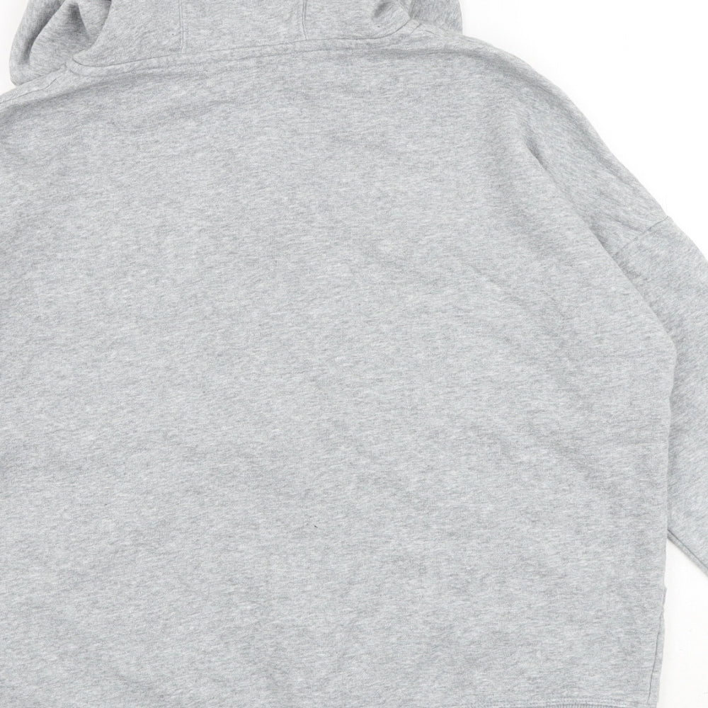 Under armour Mens Grey Cotton Full Zip Hoodie Size S