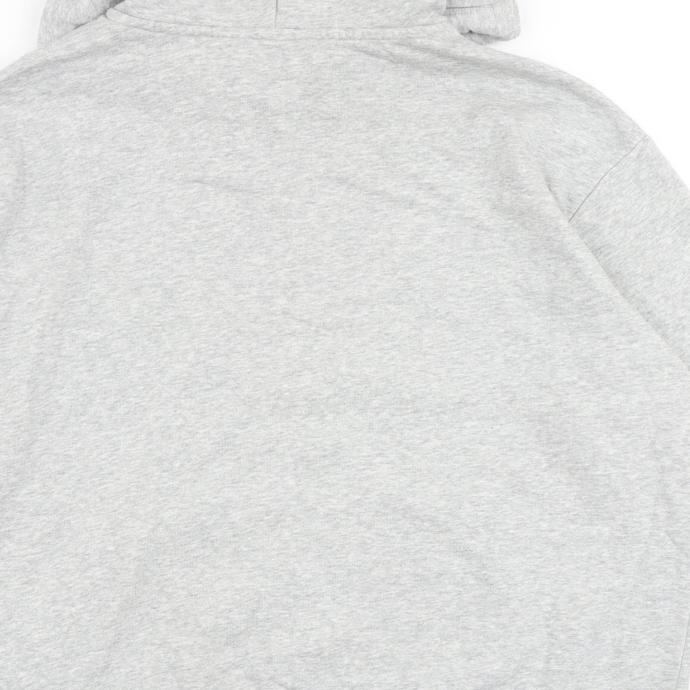 H&M Womens Grey Cotton Pullover Hoodie Size M Pullover - Harvard University