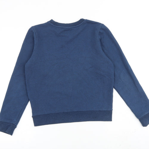 ellesse Boys Blue Cotton Pullover Sweatshirt Size L Pullover
