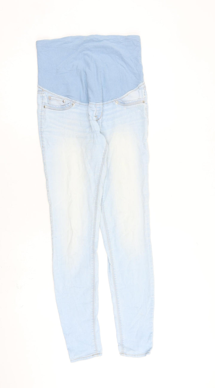 H&M Womens Blue Cotton Jegging Jeans Size 10 L29 in Regular
